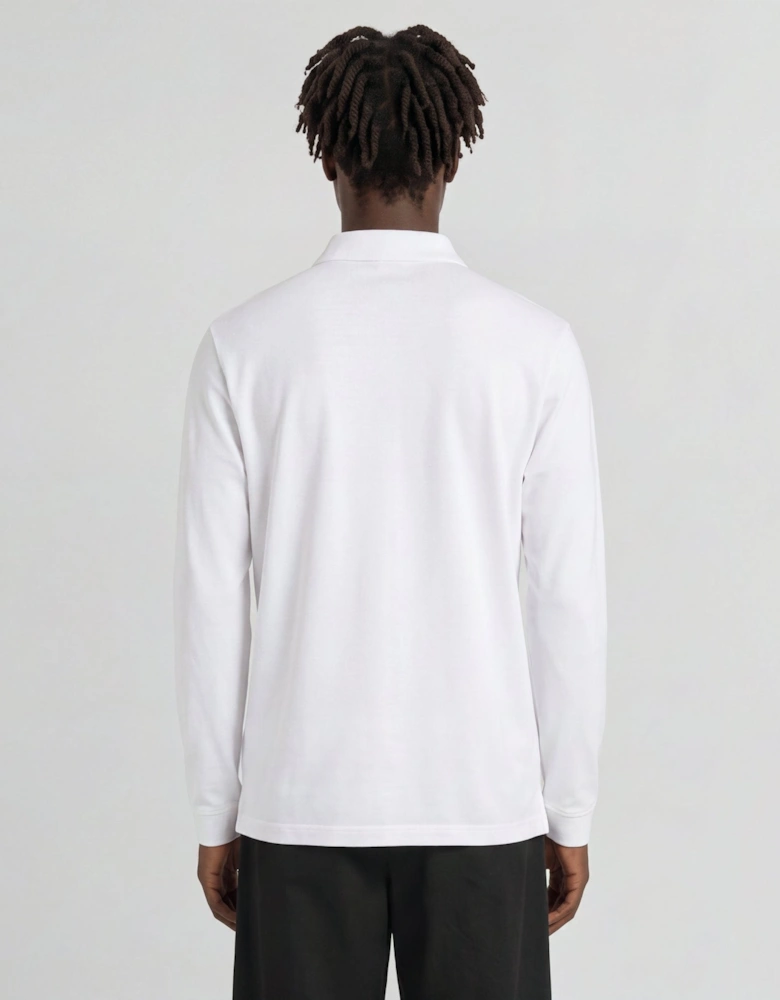 Long Sleeve Cotton Polo Shirt