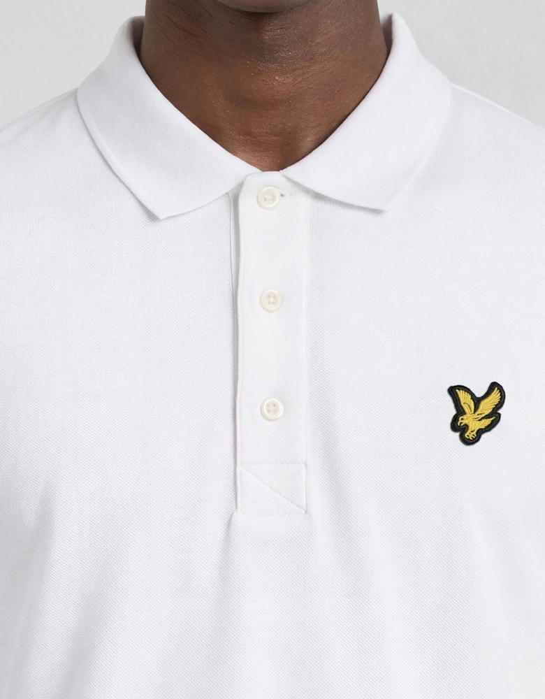 Long Sleeve Cotton Polo Shirt