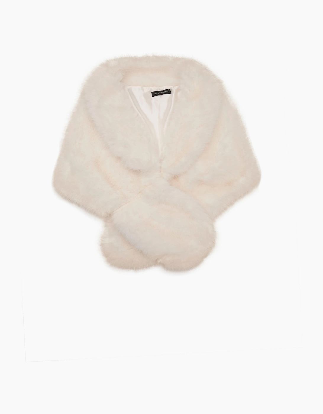 Cream Faux Fur Wrap