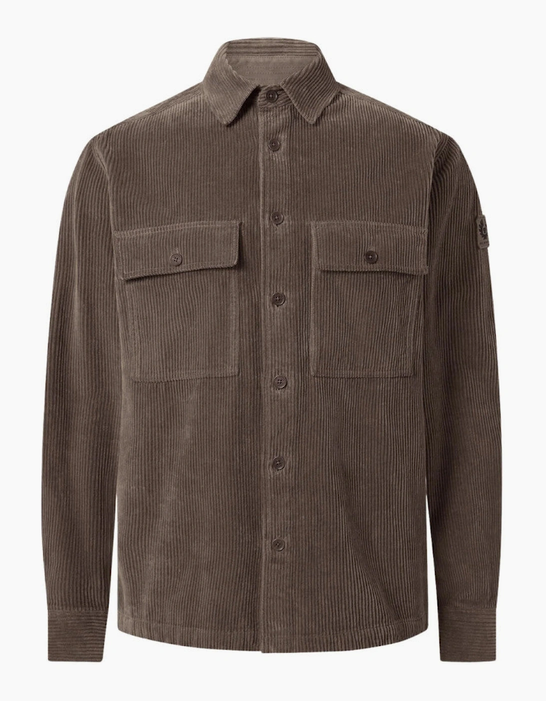 Belstaff Ravine Corduroy Shirt Army Olive