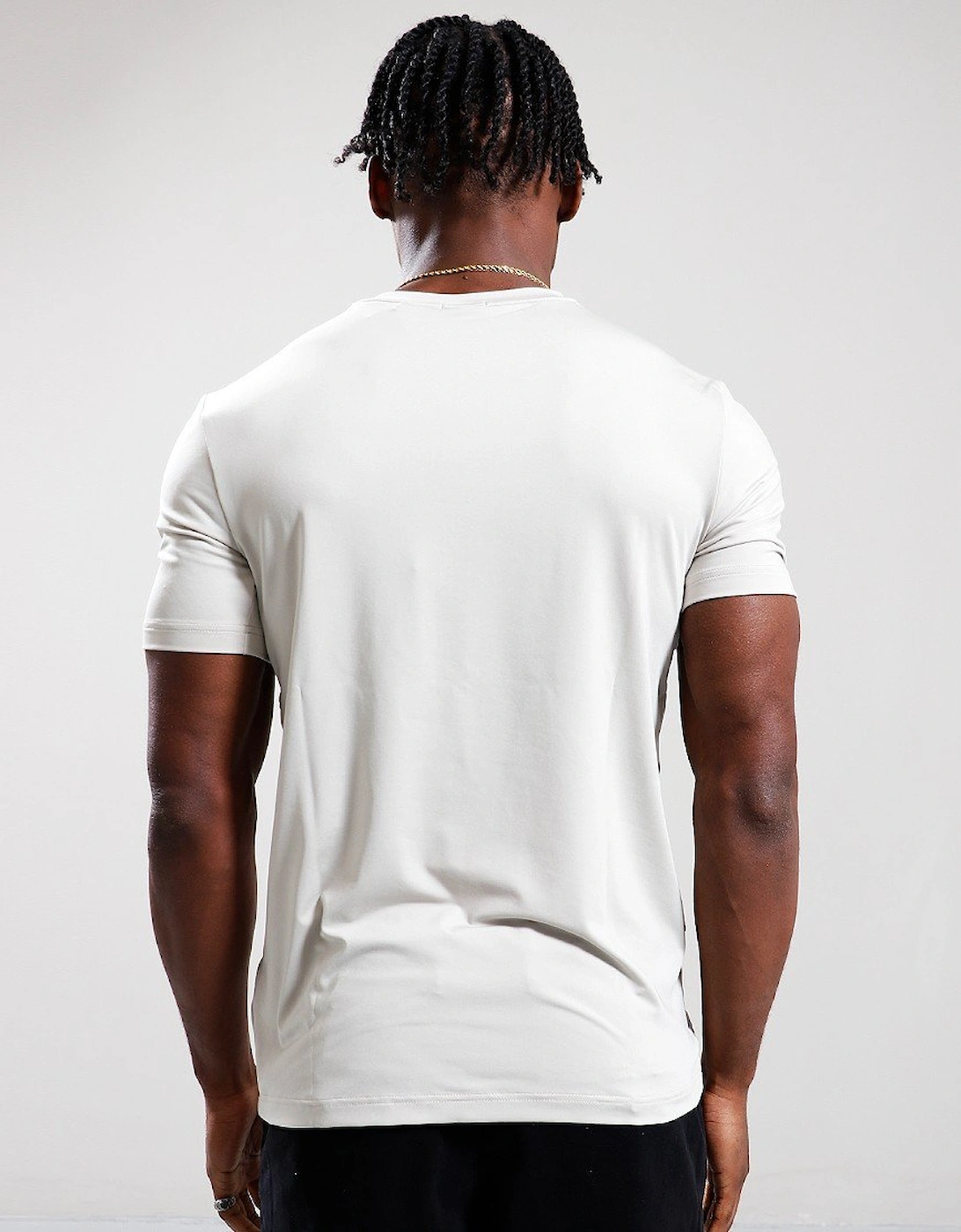 BOSS Green Active Logo T-Shirt White