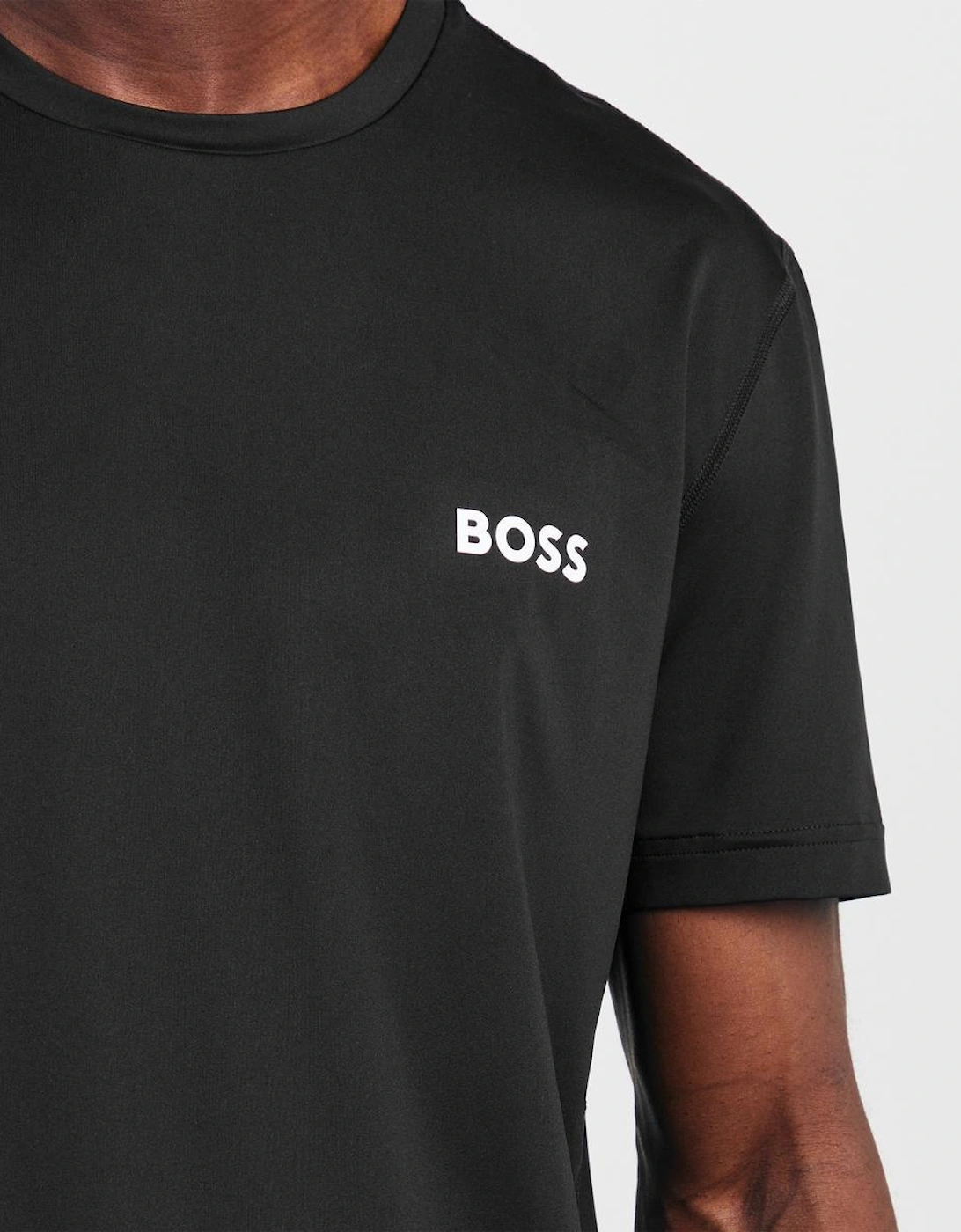 BOSS Green Active Logo T-Shirt Black