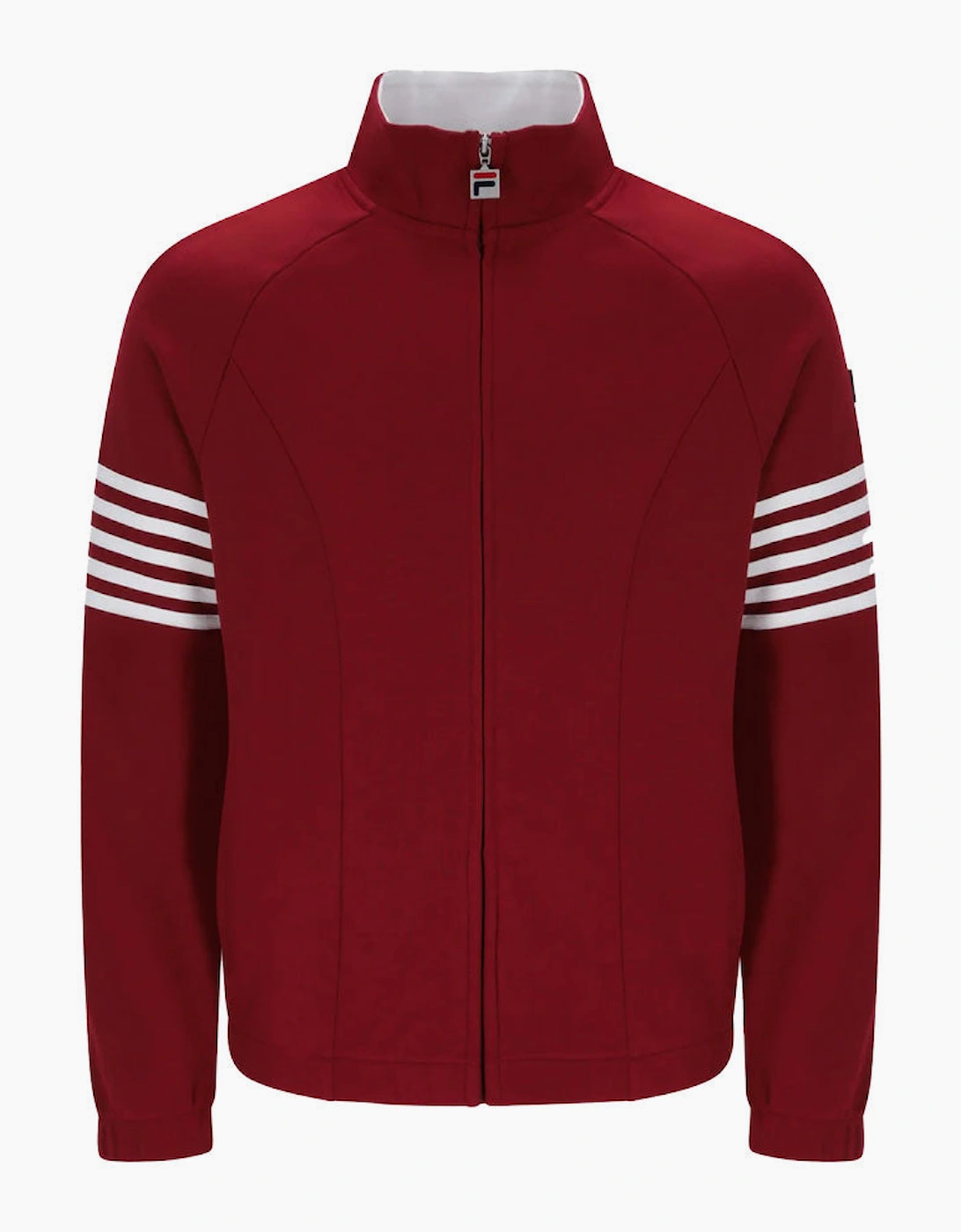 Fila Vintage Patrice Cut and Sew Track Jacket Bamboo Beige - Sun Dried Tomato / White