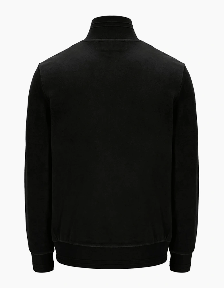 Fila Nero Velour Track Top Jacket Black