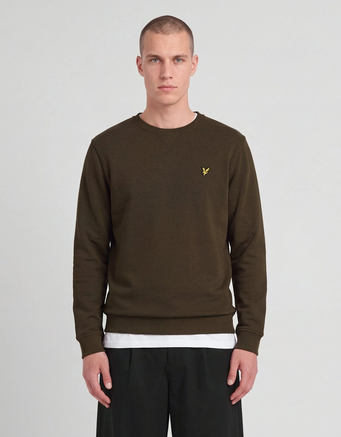 Cotton Crew Neck Sweatshirt