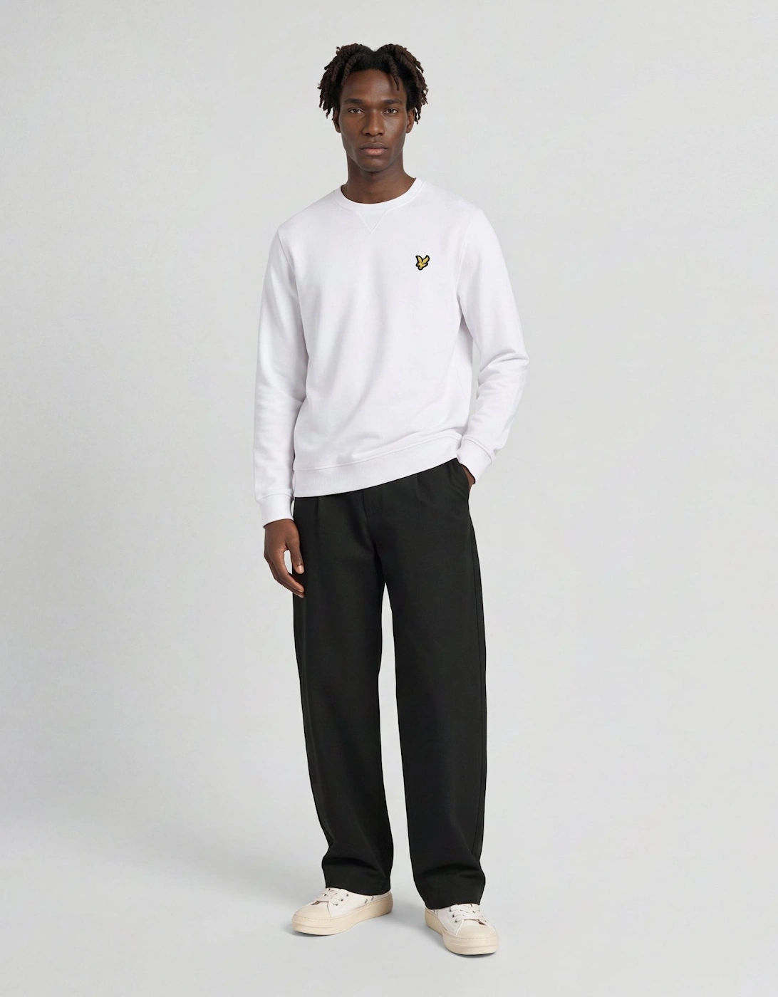 Cotton Crew Neck Sweatshirt