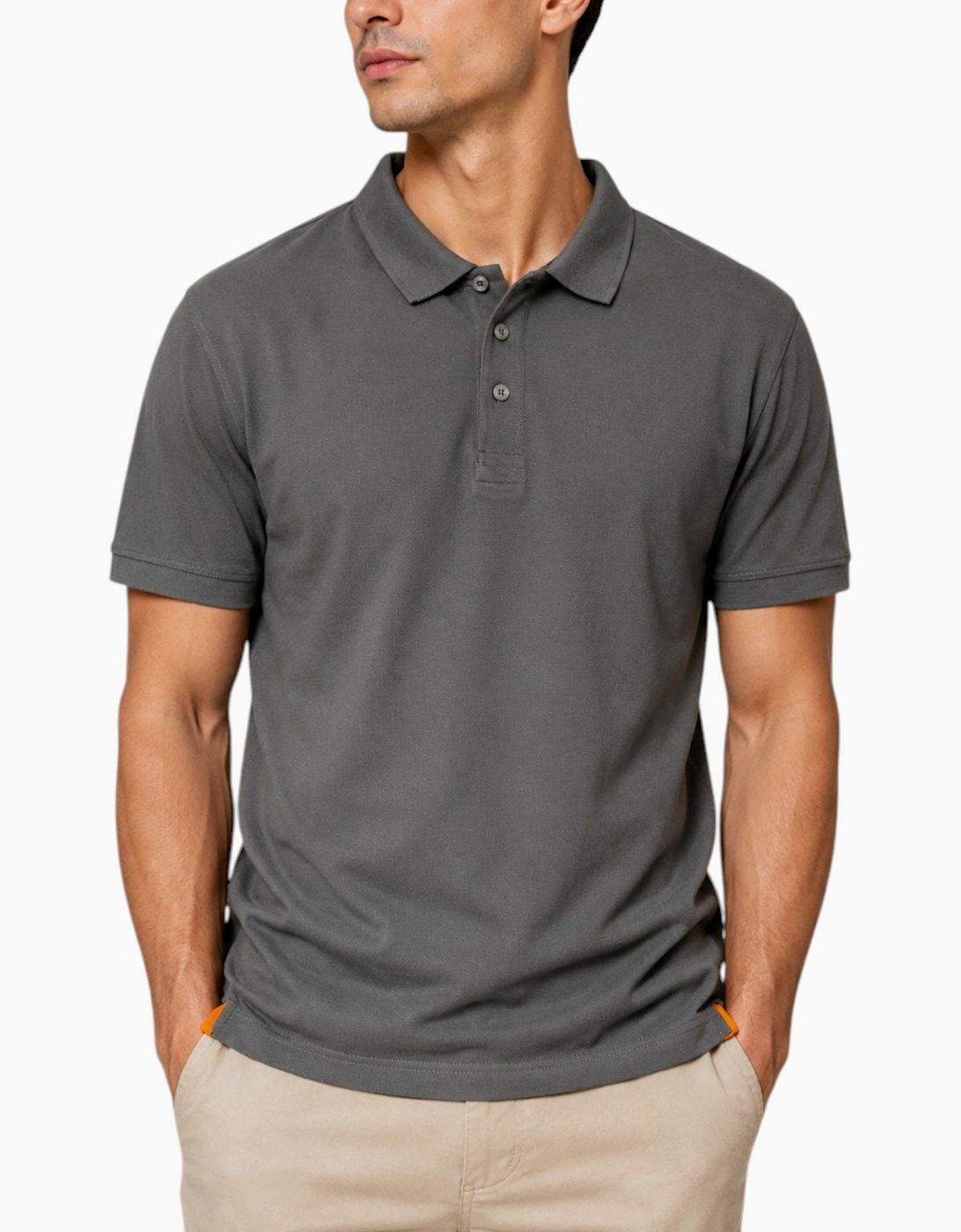 Mens T Shirts Pique Polo Shirt Cotton Golf Tee