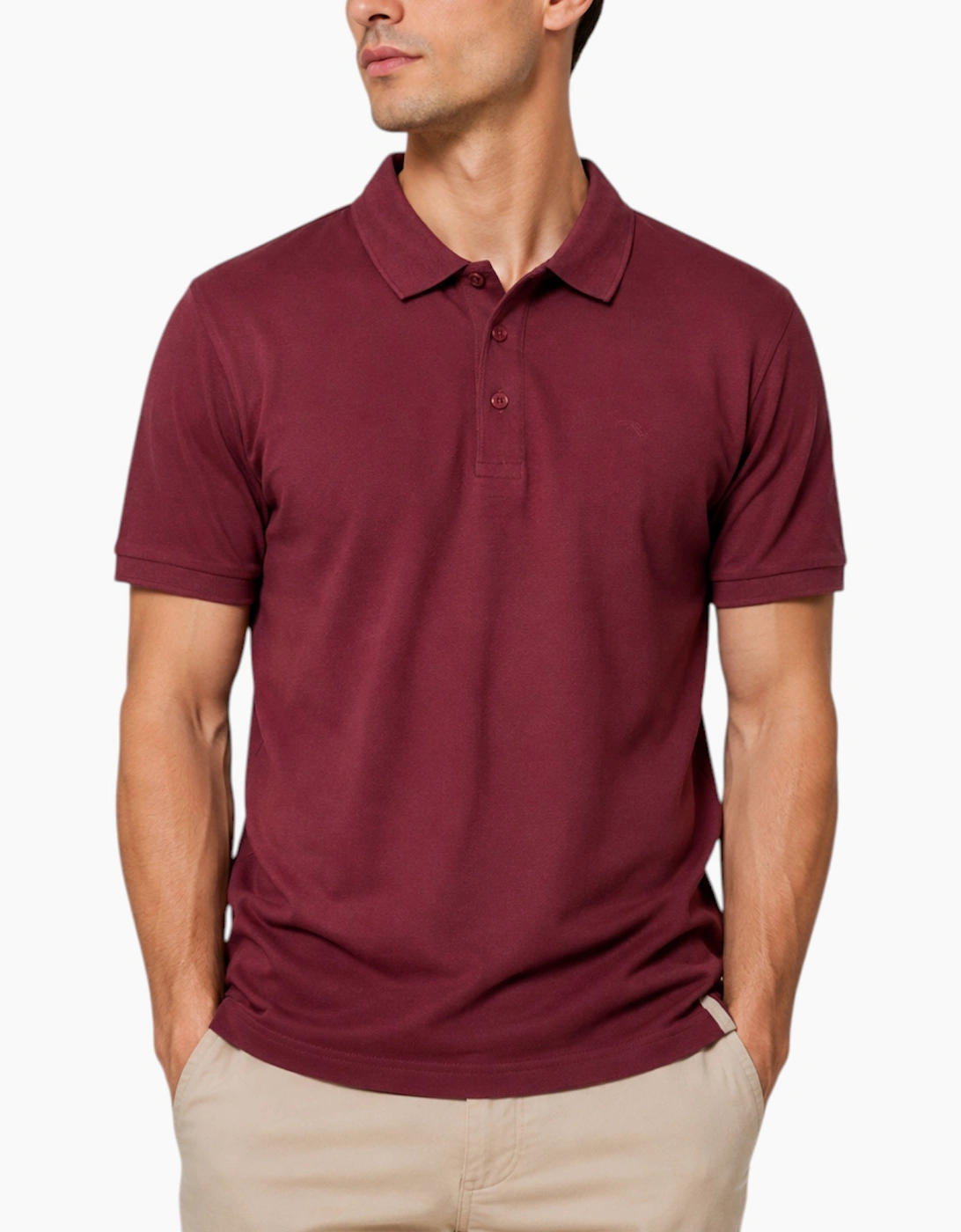 Mens T Shirts Pique Polo Shirt Cotton Golf Tee