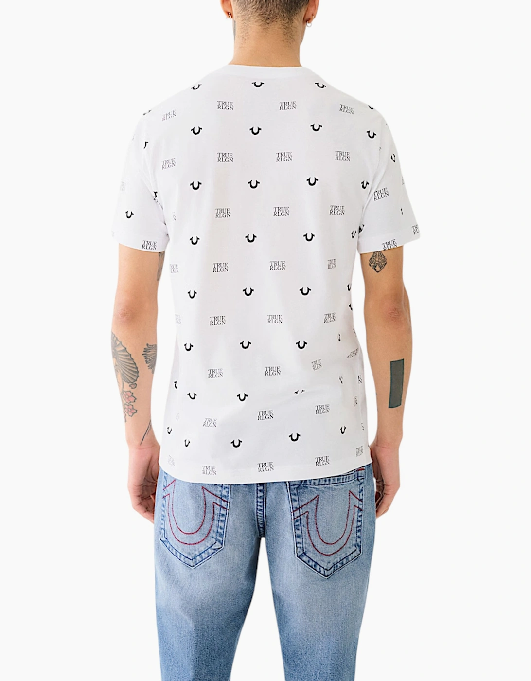 True Religion 108334 Mens T Shirts Cotton Top