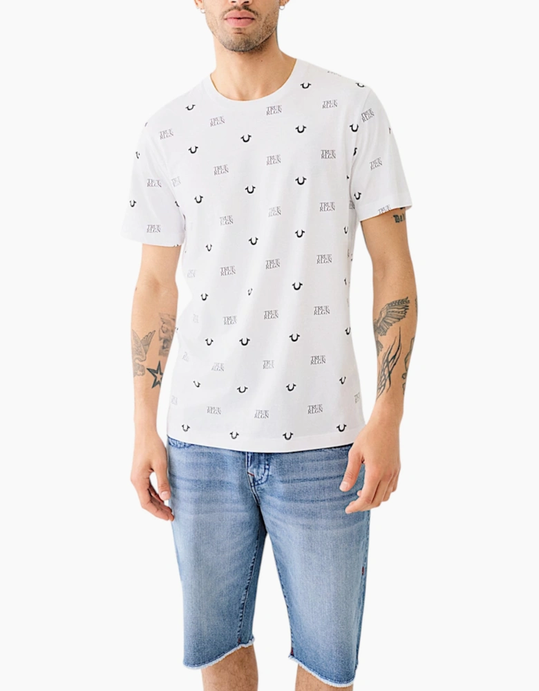 True Religion 108334 Mens T Shirts Cotton Top