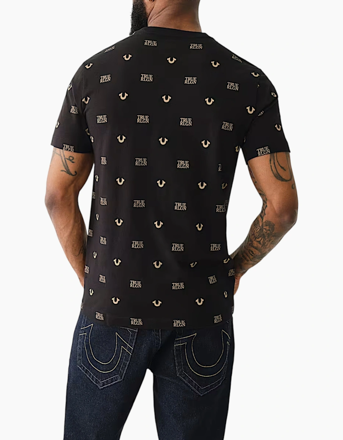 True Religion 108334 Mens T Shirts Cotton Top