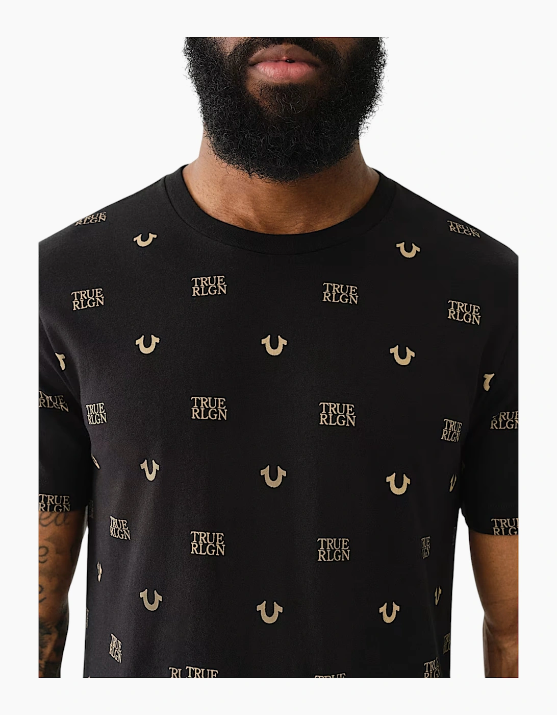 True Religion 108334 Mens T Shirts Cotton Top