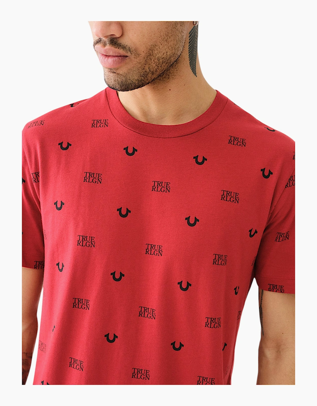 True Religion 108334 Mens T Shirts Cotton Top
