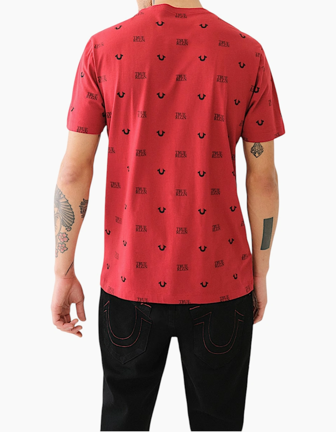 True Religion 108334 Mens T Shirts Cotton Top