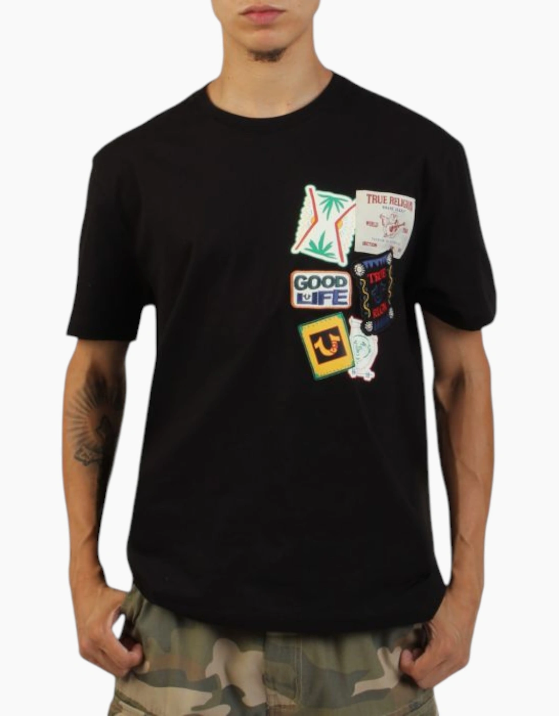 True Religion 108765 Mens T Shirts Cotton Tee