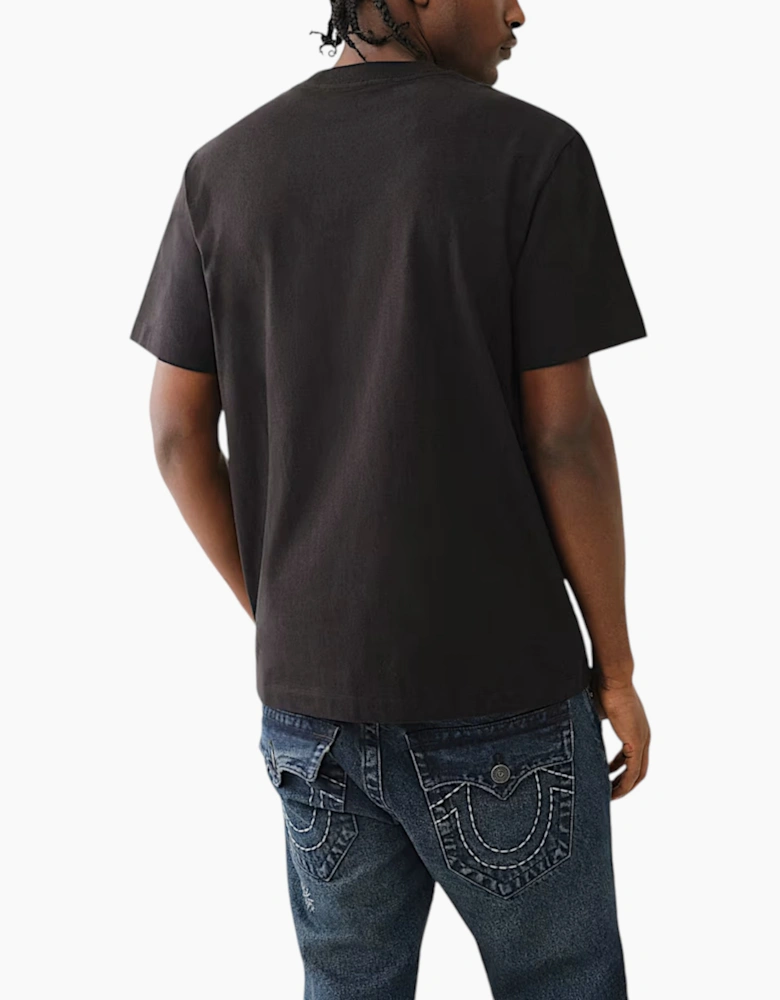True Religion Mens Oversized T Shirts Drop Shoulder Tee