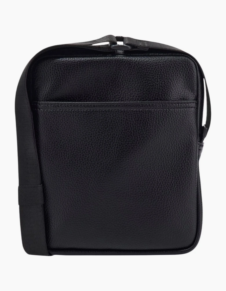 PVC Leather Black Side Bag