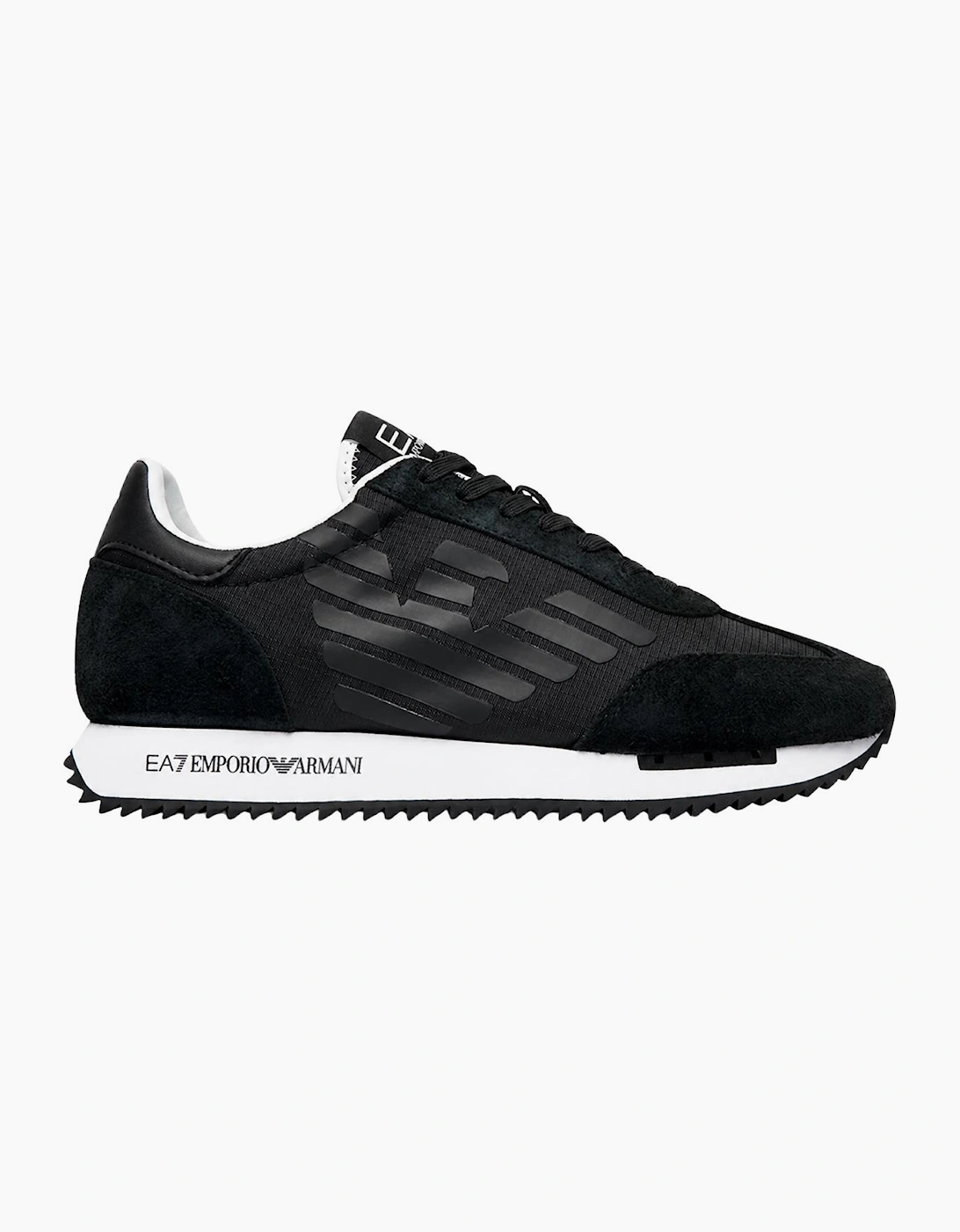 Eagle Logo Black Racer Sneaker