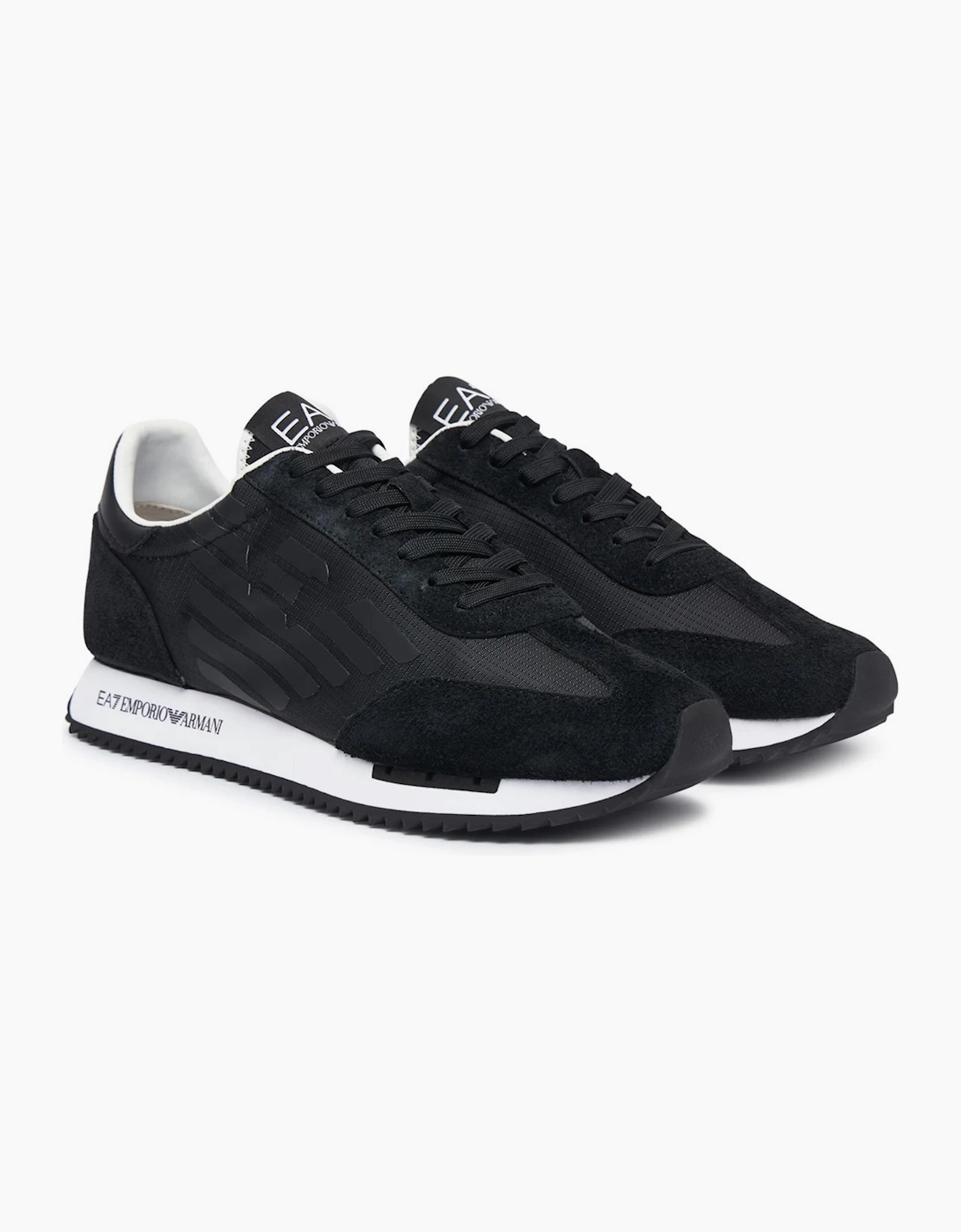 Eagle Logo Black Racer Sneaker