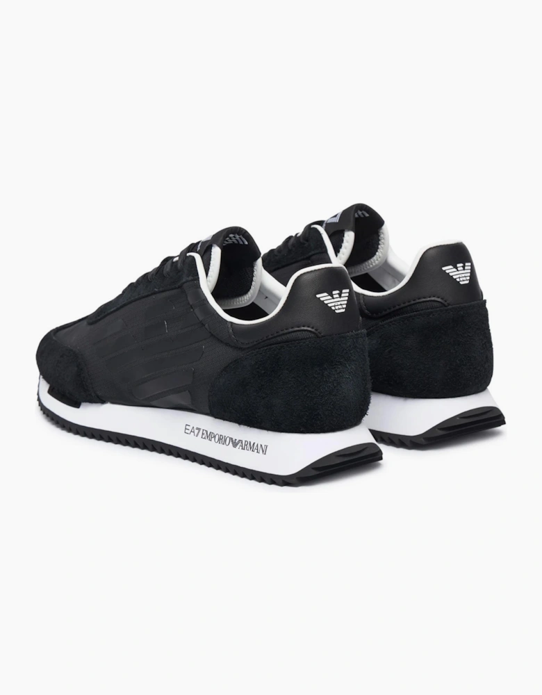 Eagle Logo Black Racer Sneaker