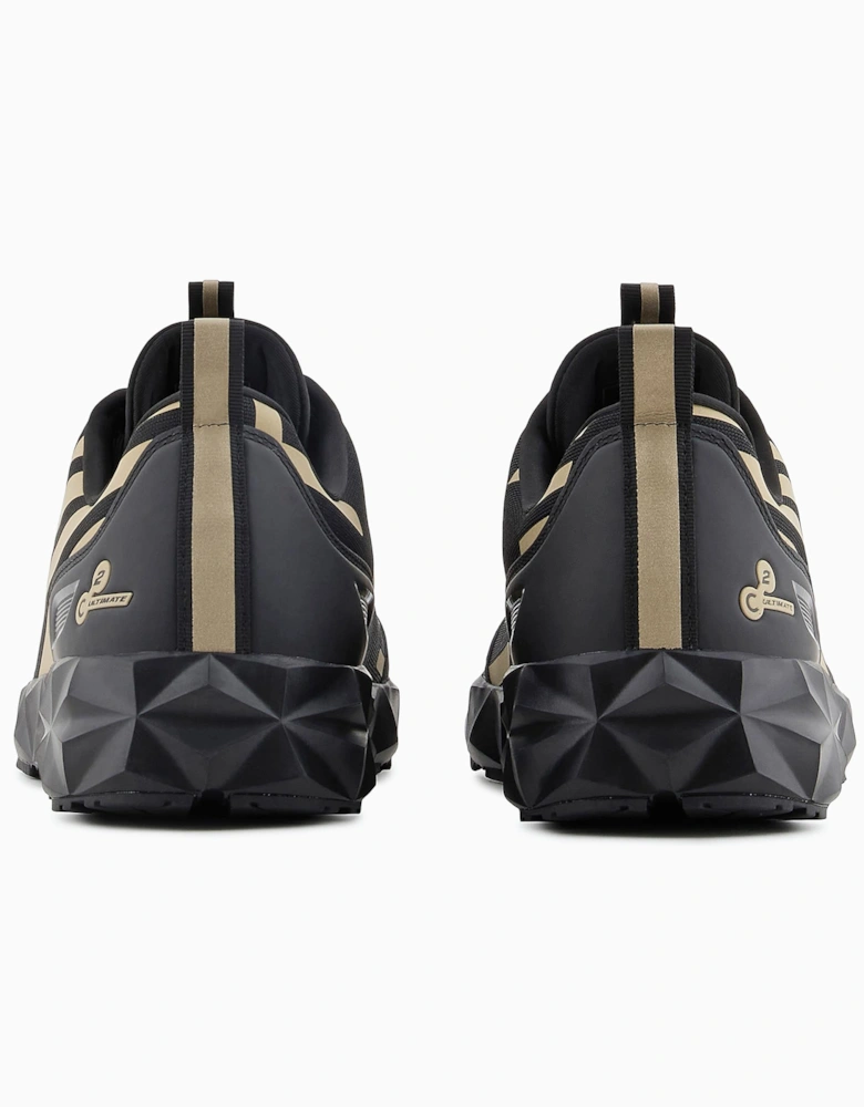 Black/Gold Sneaker Trainer