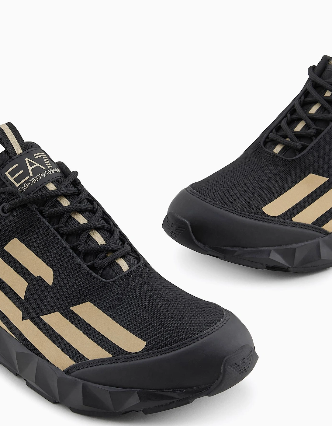 Black/Gold Sneaker Trainer