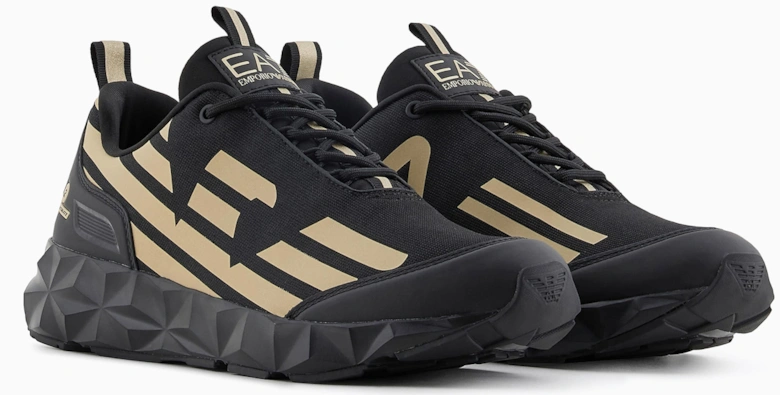 Black/Gold Sneaker Trainer