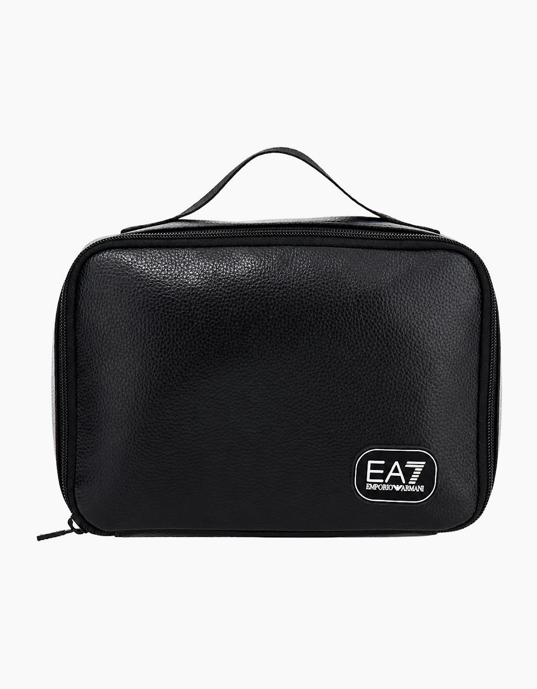 PVC Leather Black Washbag