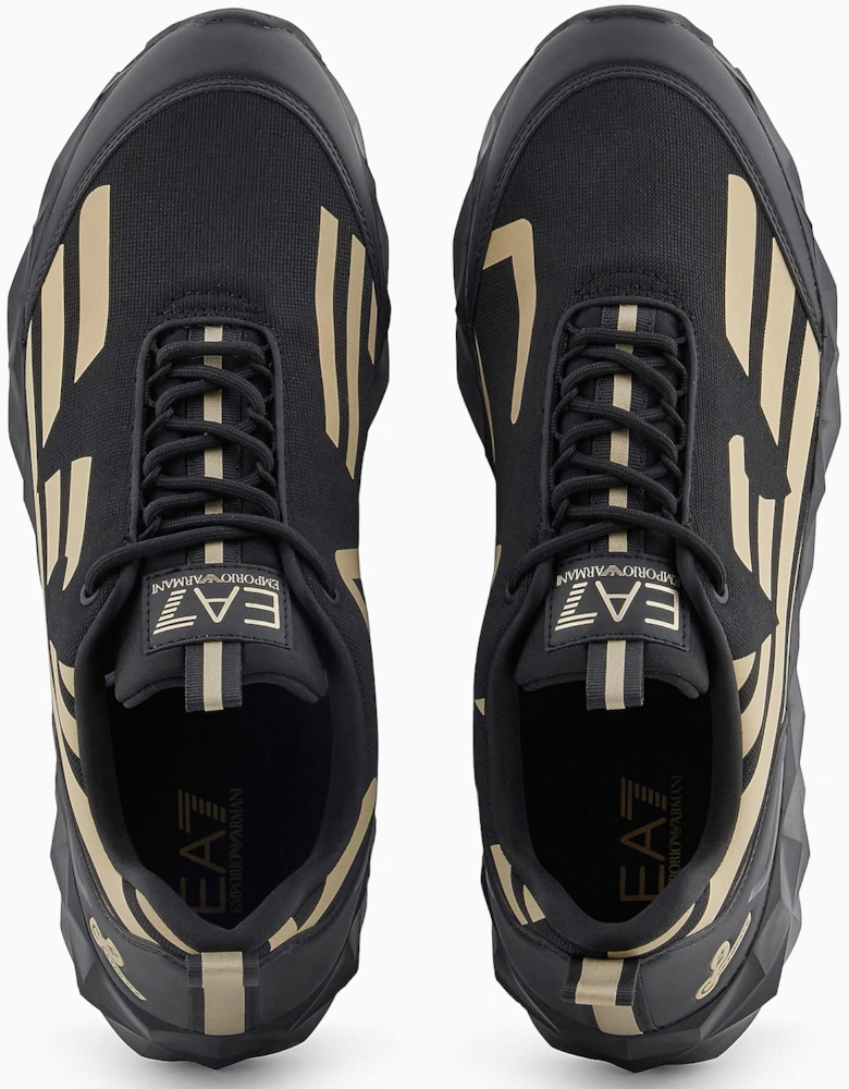 Black/Gold Sneaker Trainer