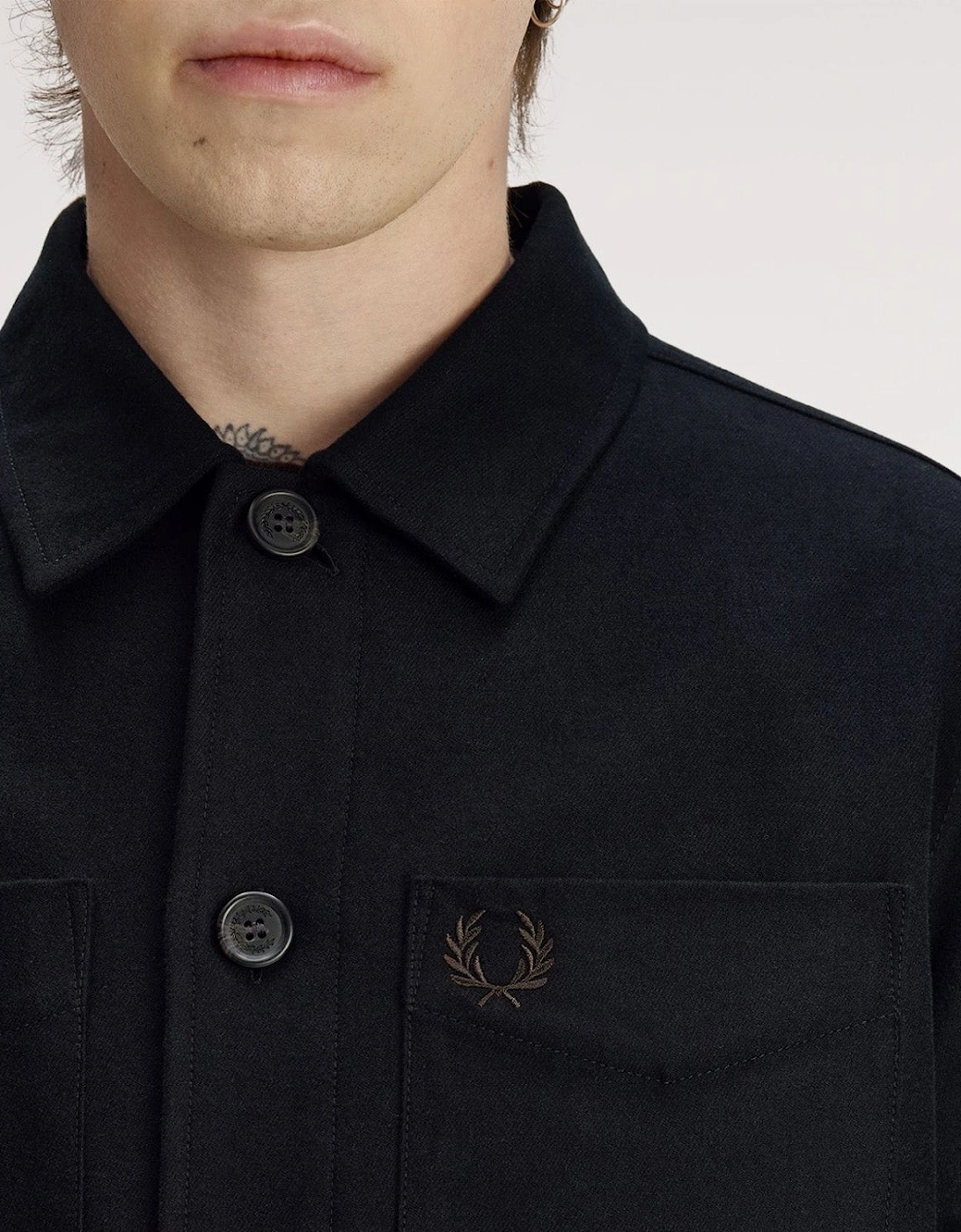 Fred Perry M1723 Brushed Twill Overshirt