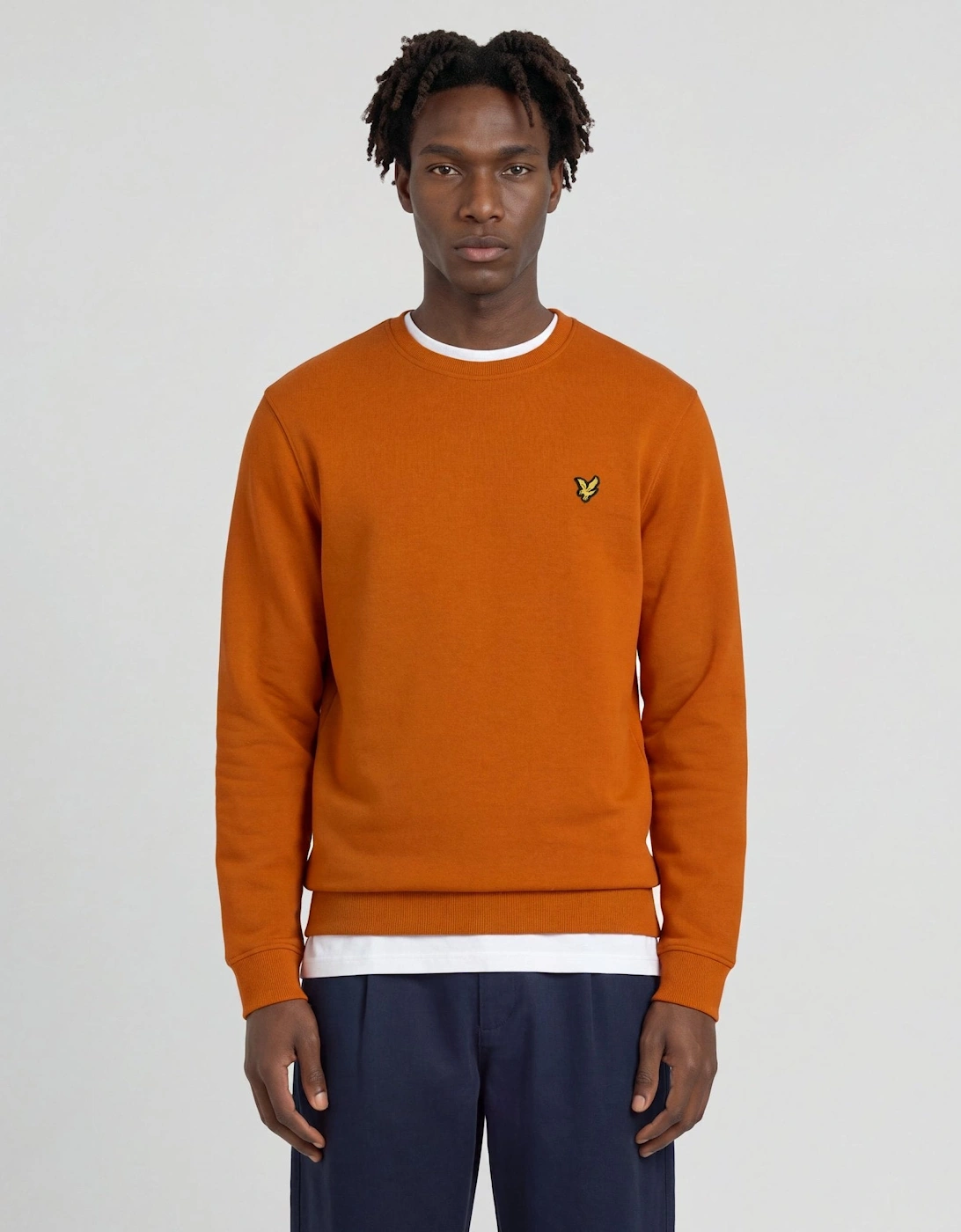 Cotton Crew Neck Sweatshirt