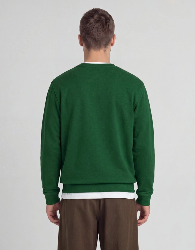 Cotton Crew Neck Sweatshirt