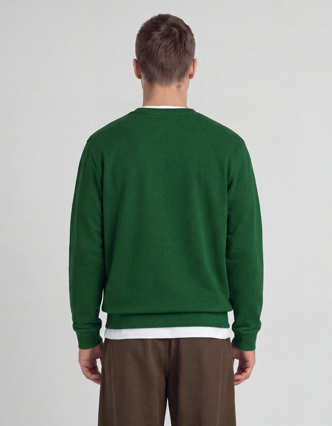 Cotton Crew Neck Sweatshirt