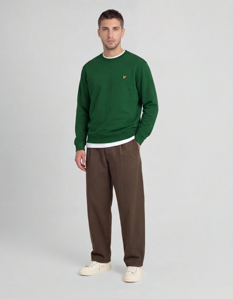 Cotton Crew Neck Sweatshirt