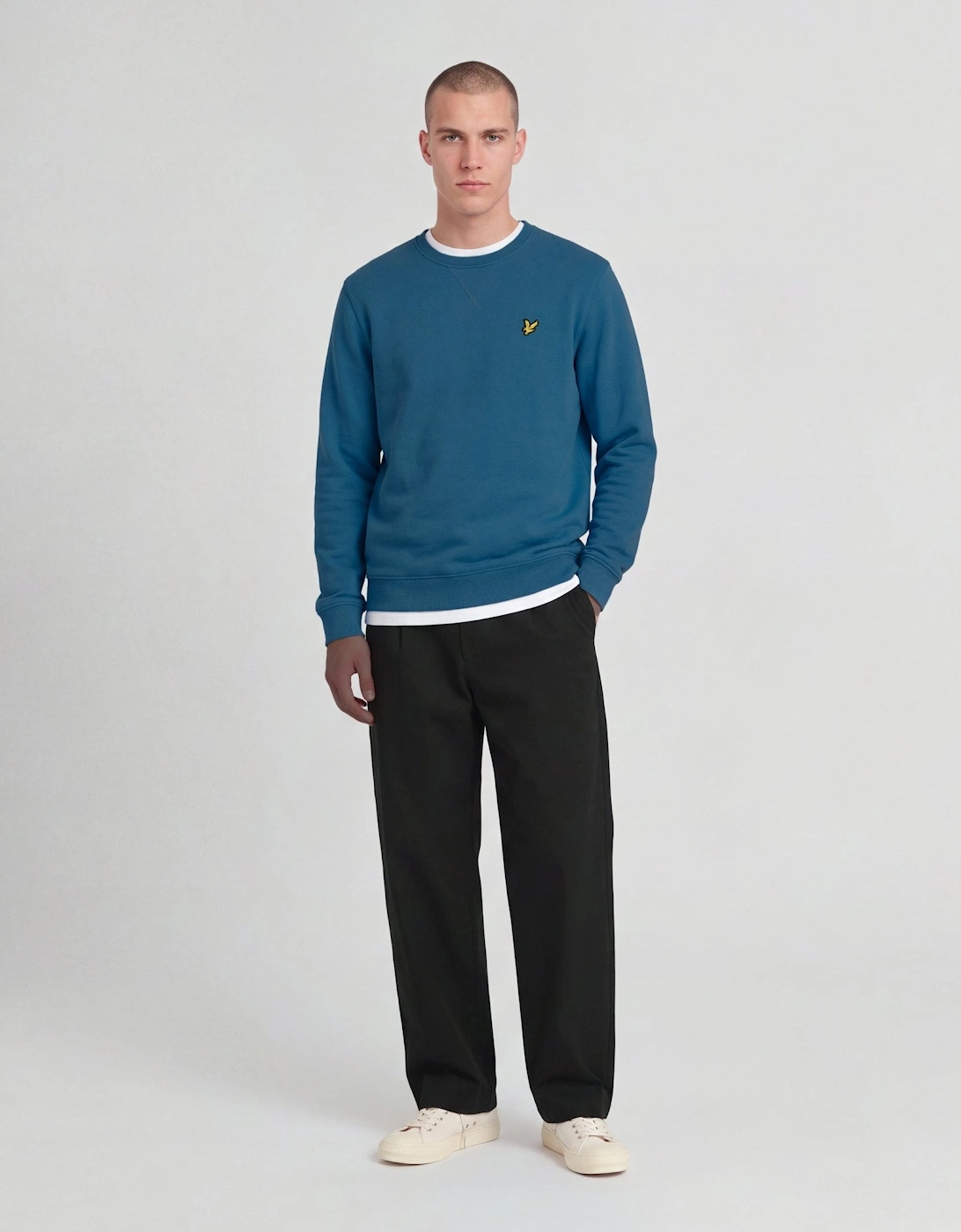 Cotton Crew Neck Sweatshirt