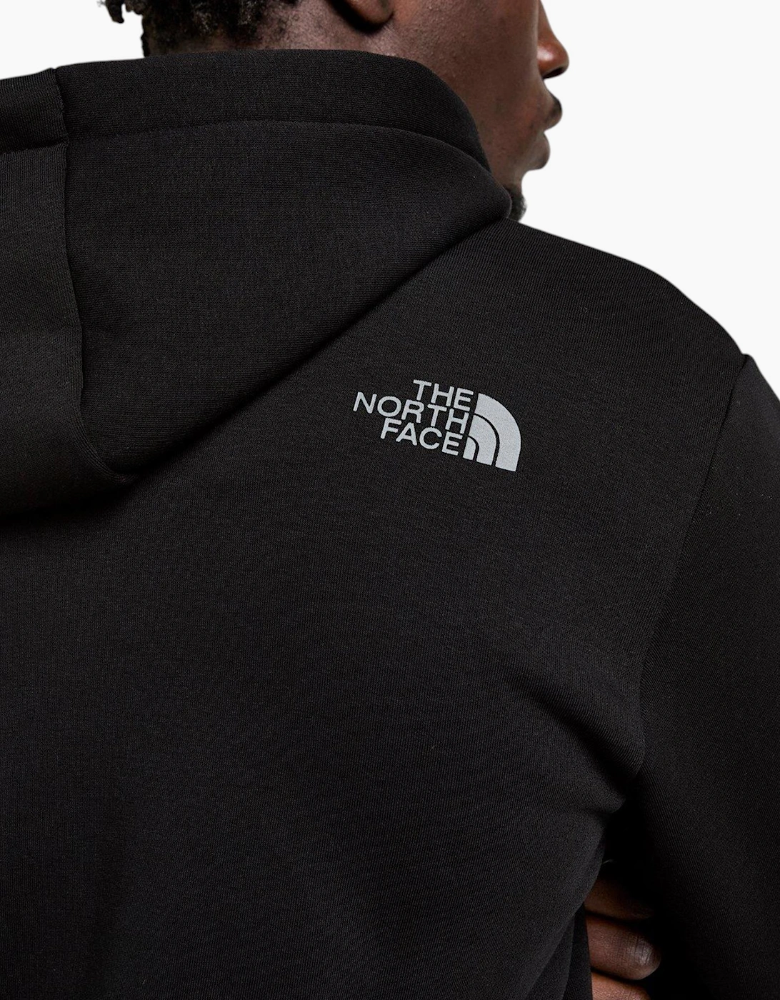 The North Face Mens Tracksuit Outline Full Zipped Hoodie Fleece Jogger Sportswear Black