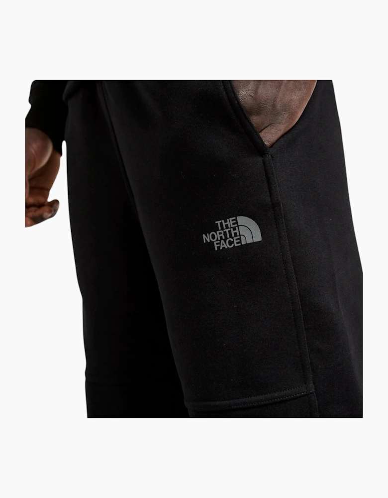 The North Face Mens Tracksuit Outline Full Zipped Hoodie Fleece Jogger Sportswear Black