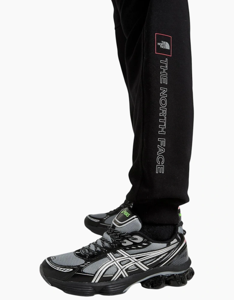 The North Face Mens Tracksuit Outline Full Zipped Hoodie Fleece Jogger Sportswear Black