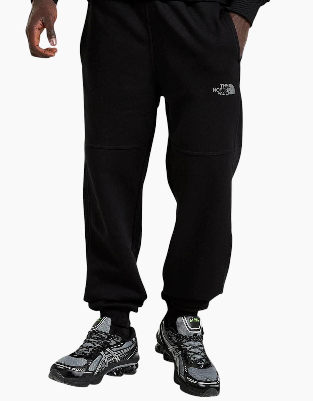 The North Face Mens Tracksuit Outline Full Zipped Hoodie Fleece Jogger Sportswear Black