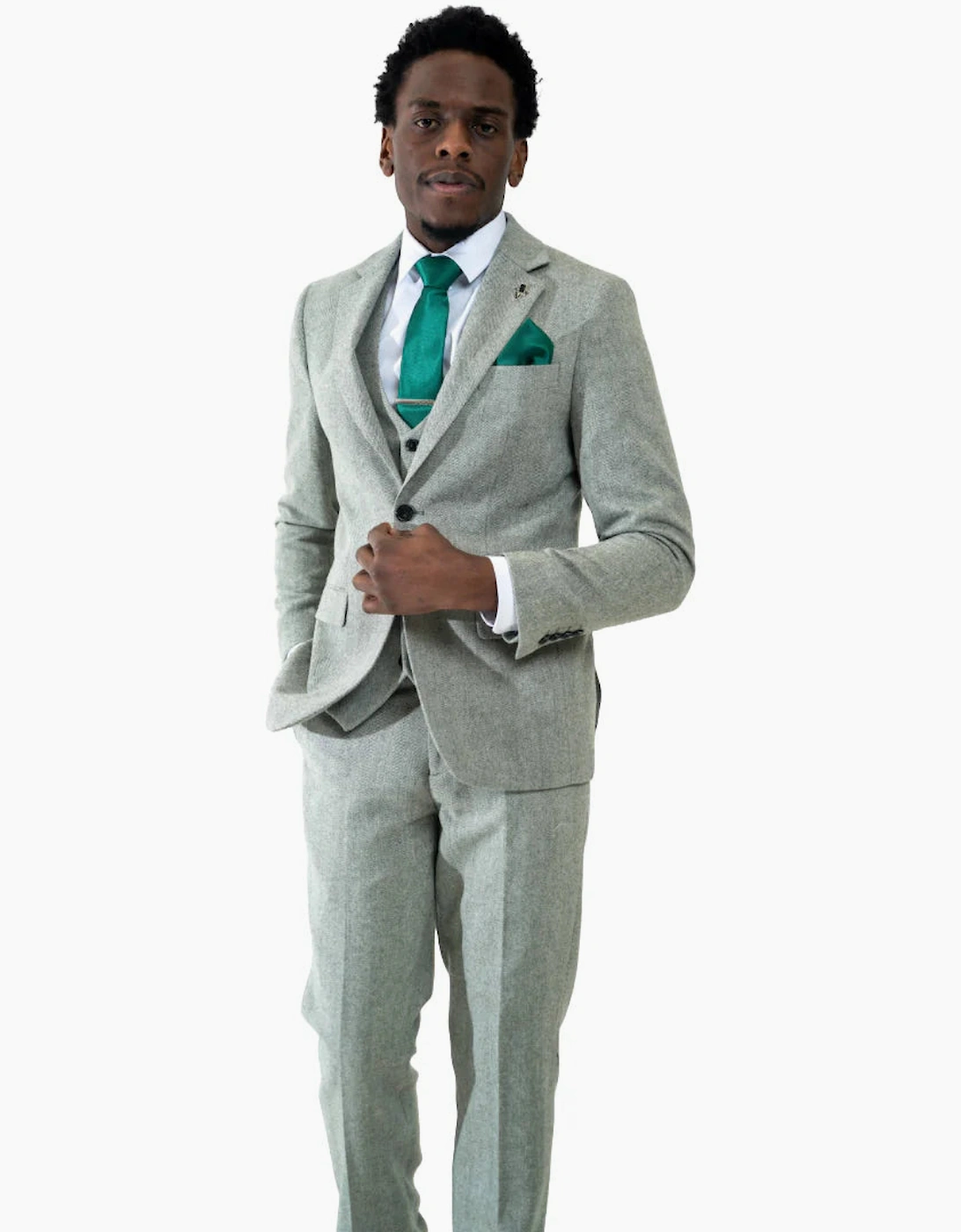 Charles Grey Fenwick Trouser - Sage Green