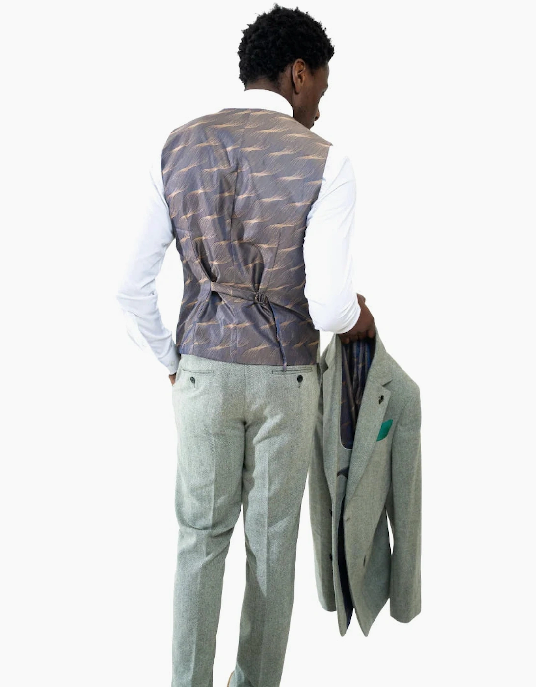Charles Grey Fenwick Trouser - Sage Green