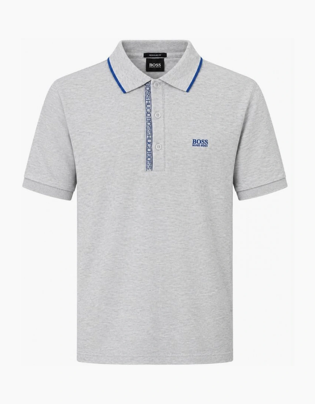 Hugo Boss Men's Grey Paule 4 Polo Shirt