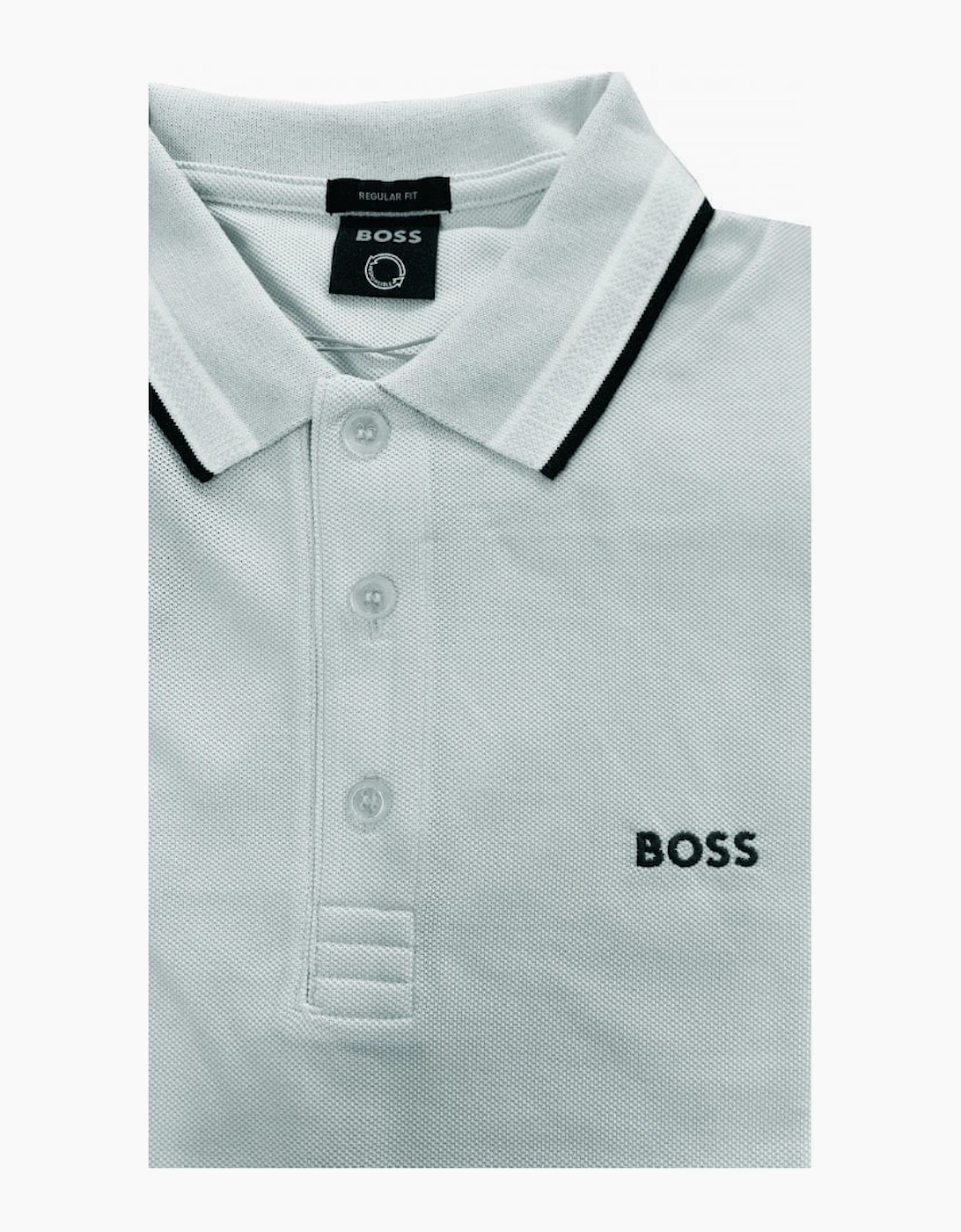 Hugo Boss Men's Light Blue Paddy Polo