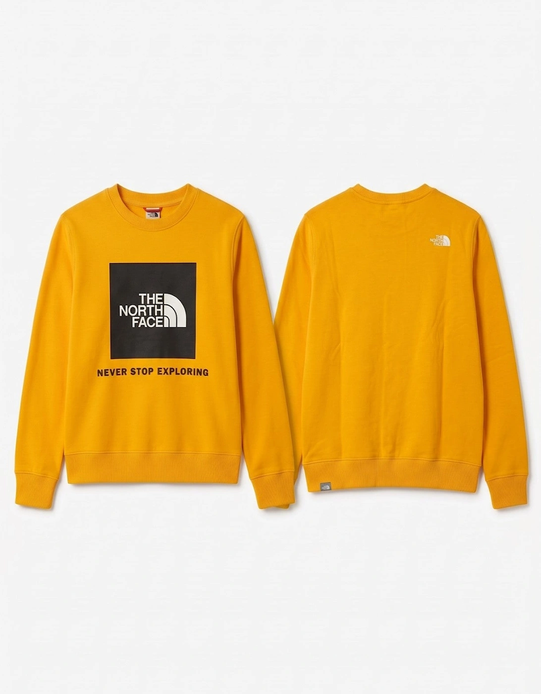 The North Face Unisex Kids Graphic Crew Sweatshirt in Yellow