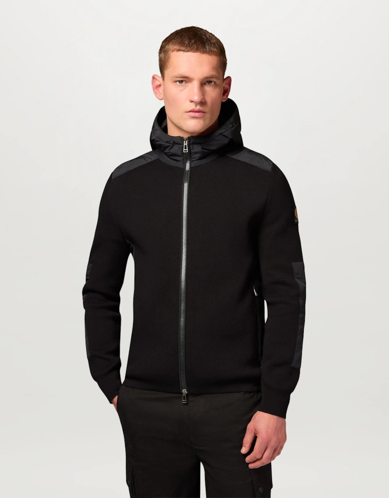 Belstaff Mens Console Mixed Media Jacket - Black