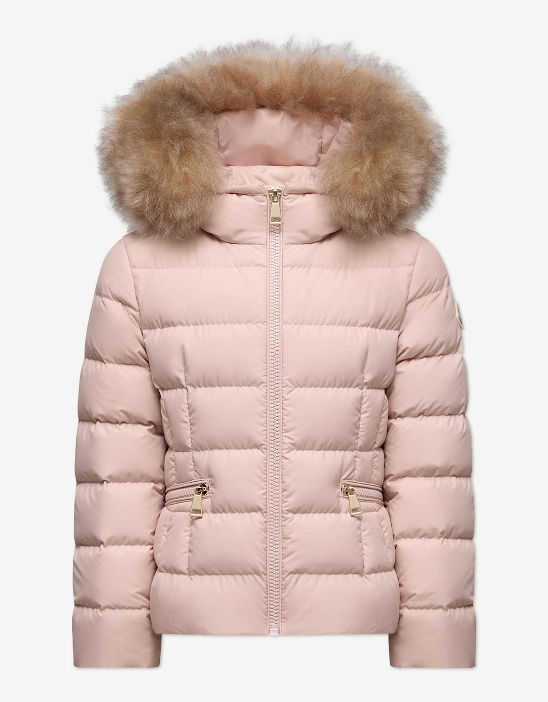 Moncler Enfant Girls Down Padded Boedette Jacket in Pink