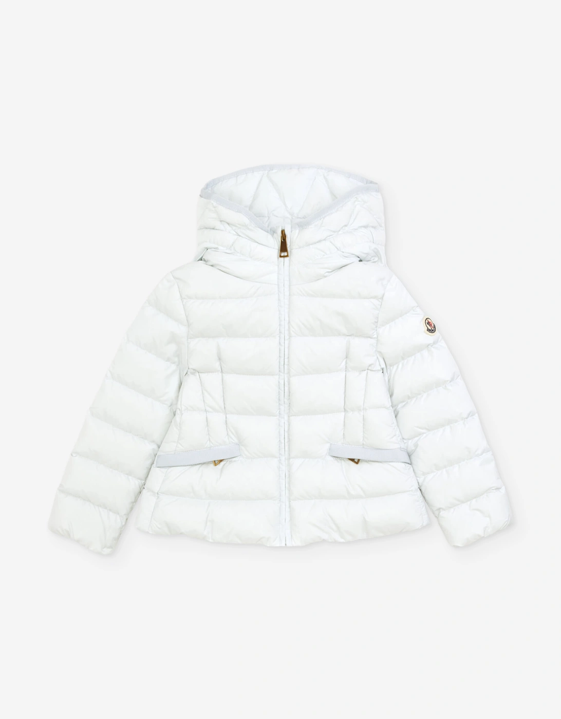Moncler Enfant Girls Down Padded Avoce Jacket in Blue