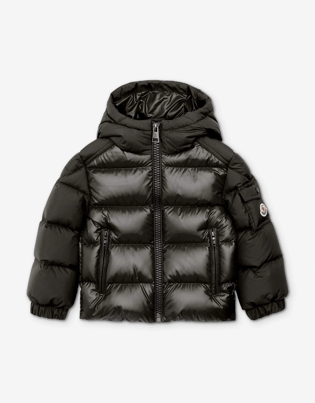 Moncler Enfant Boys Down Padded Hyoseris Jacket in Black