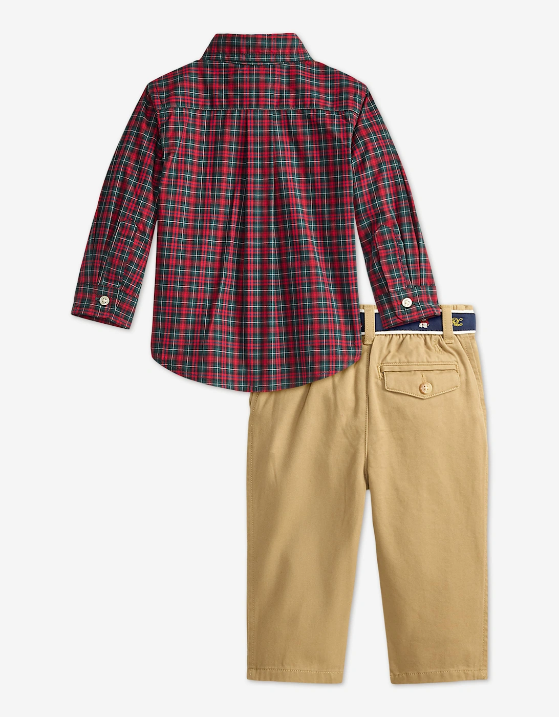 Ralph Lauren Baby Boys Trouser Set in Red