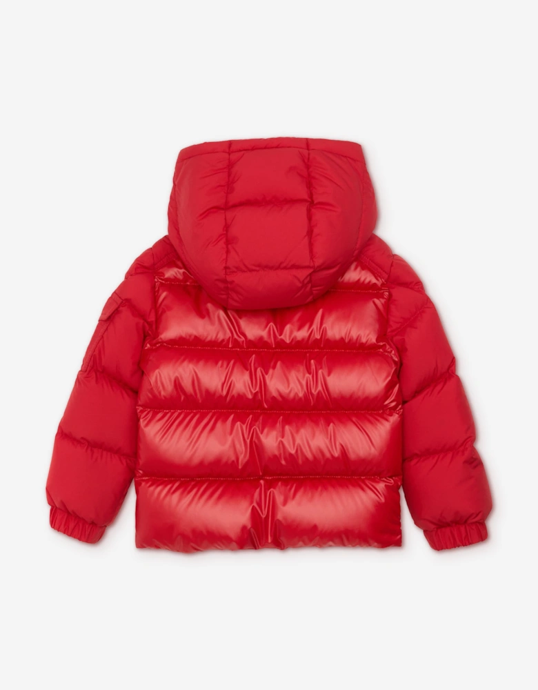 Moncler Enfant Boys Down Padded Hyoseris Jacket in Red